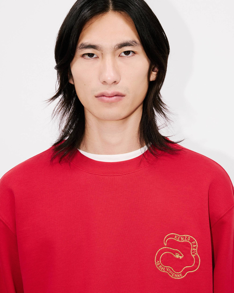 'Lunar New Year' embroidered sweatshirt in cotton 6