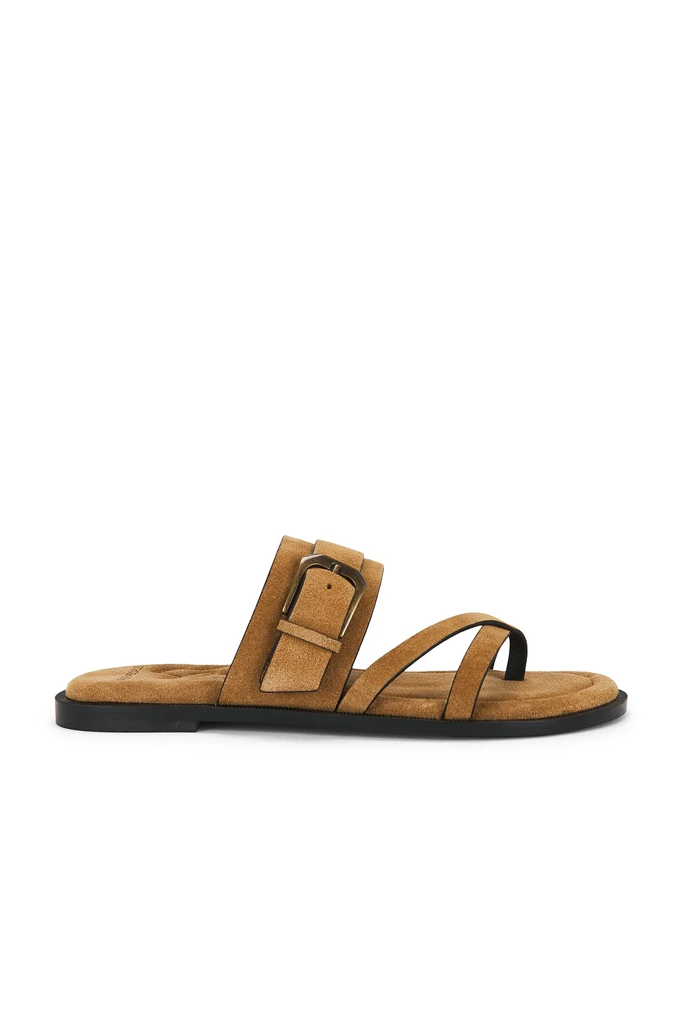 Belted Cross Strap Sandal - 1