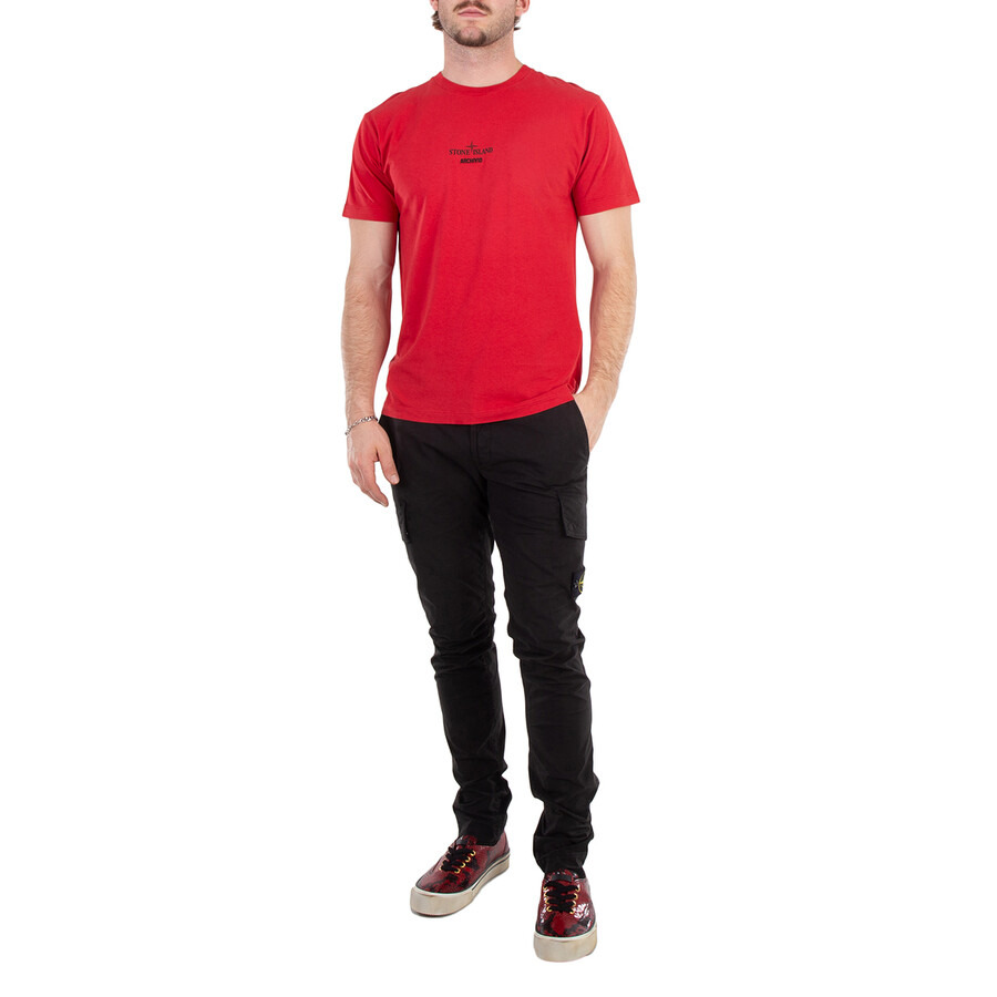 Stone Island Archivio Print Slim-Fit Cotton T-Shirt - 4