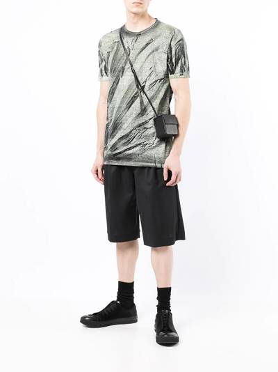 Avant Toi Mangrovie Strokes linen T-shirt outlook