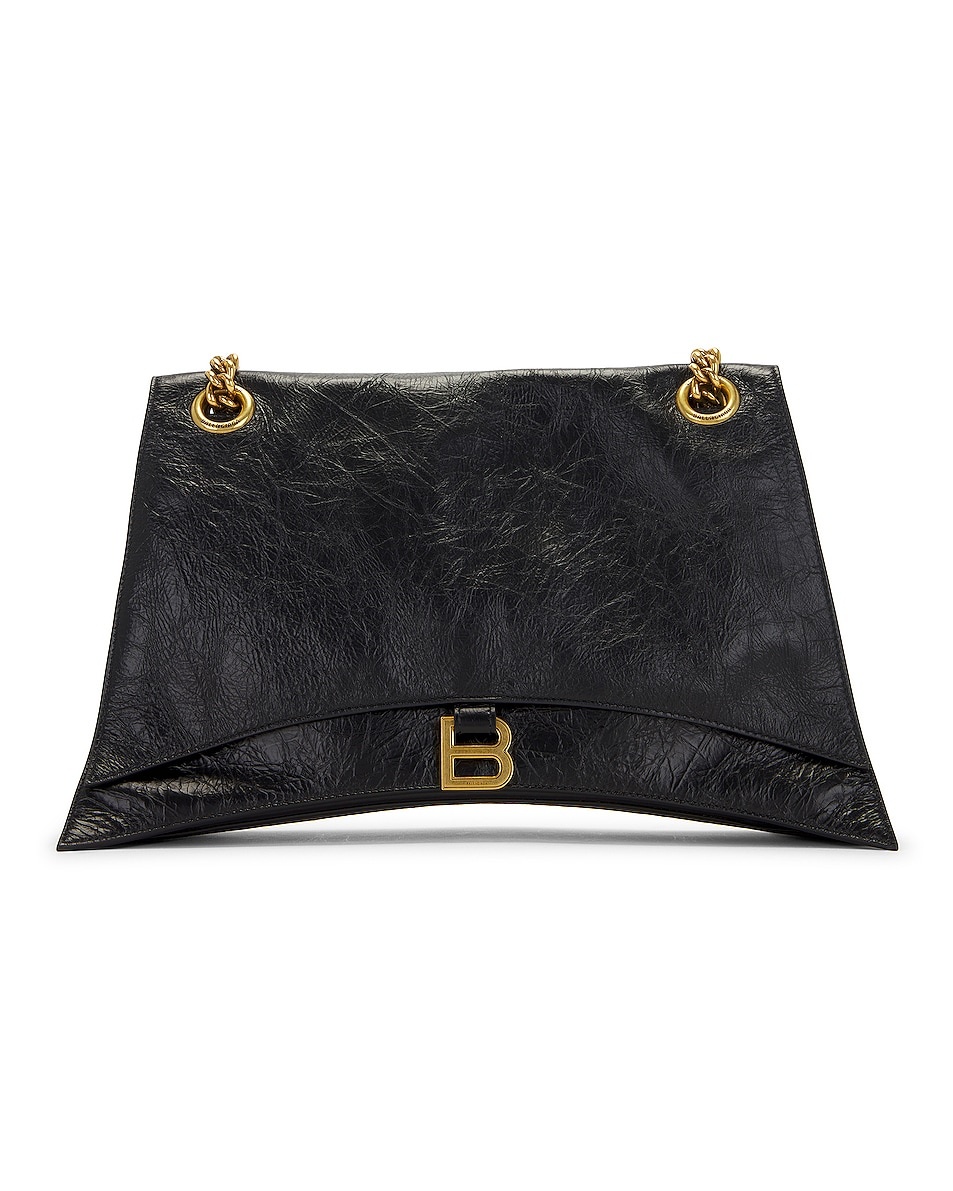 Large Crush Chain Shoulder Bag - 3