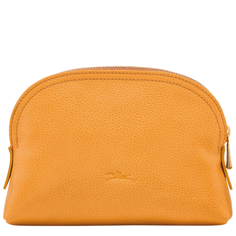 Le Foulonné Pouch Apricot - Leather 3