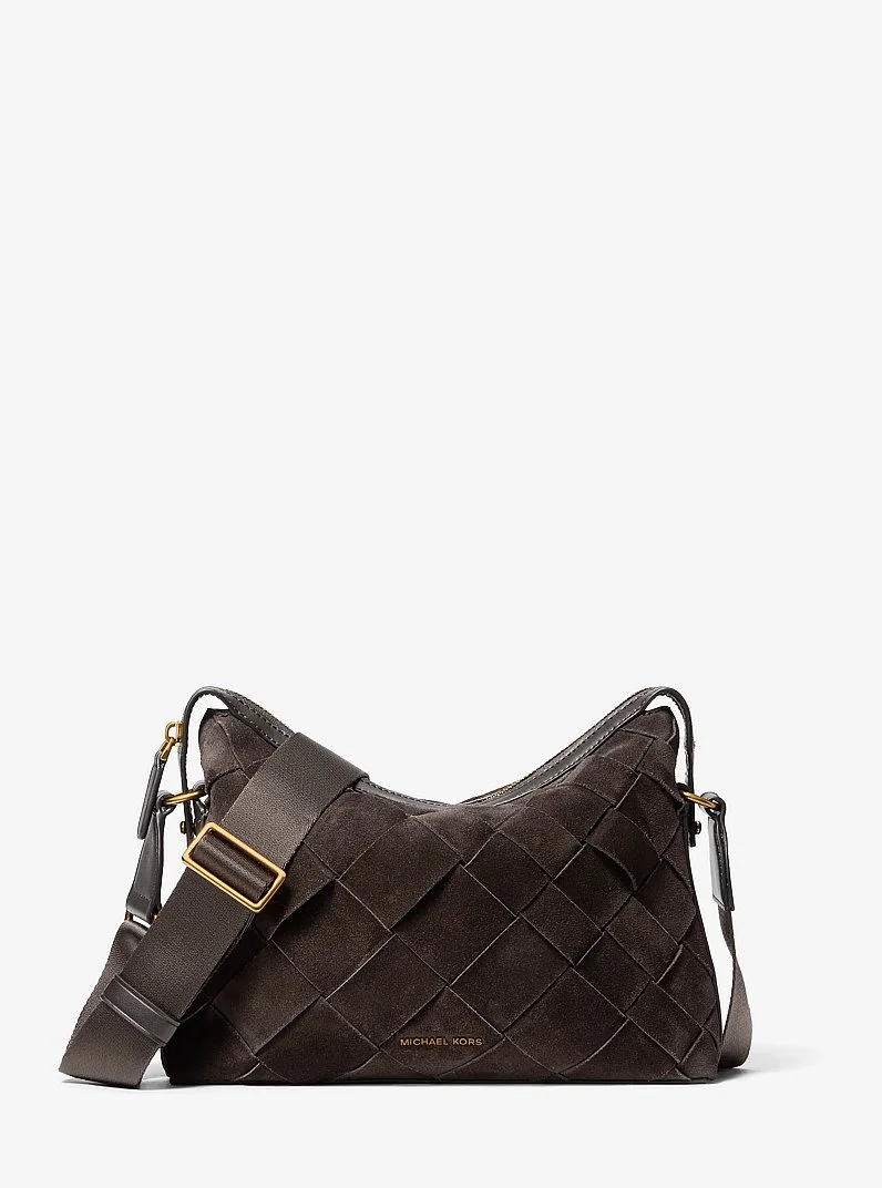 Nicholas Suede Crossbody Messenger - 1