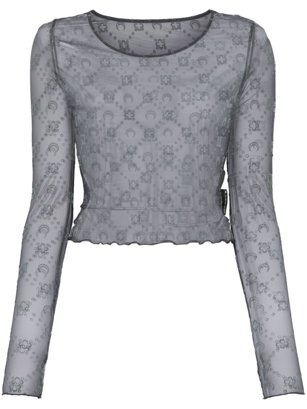 Moonogram mesh top - 1