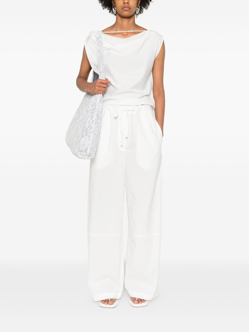 Christophe halterneck draped top - 2