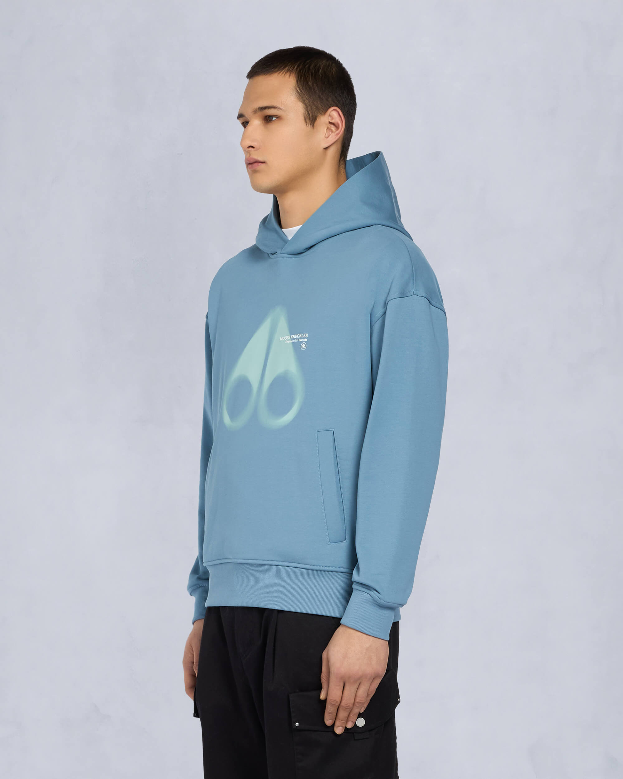 MAURICE PULLOVER HOODIE-SEA - 3