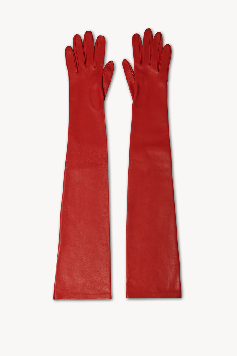 The Row Simon Gloves in Leather outlook