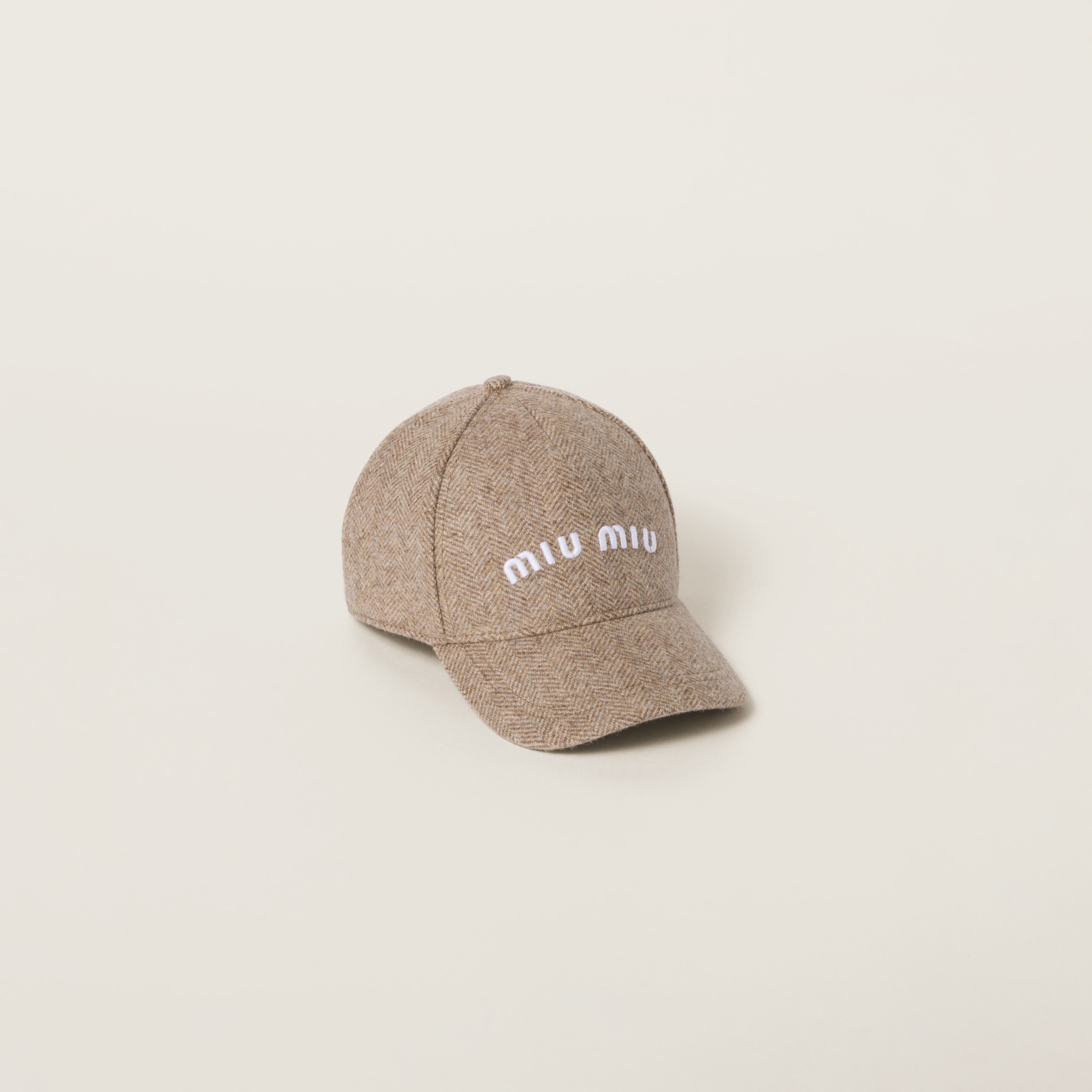 Chevron wool baseball cap - 1