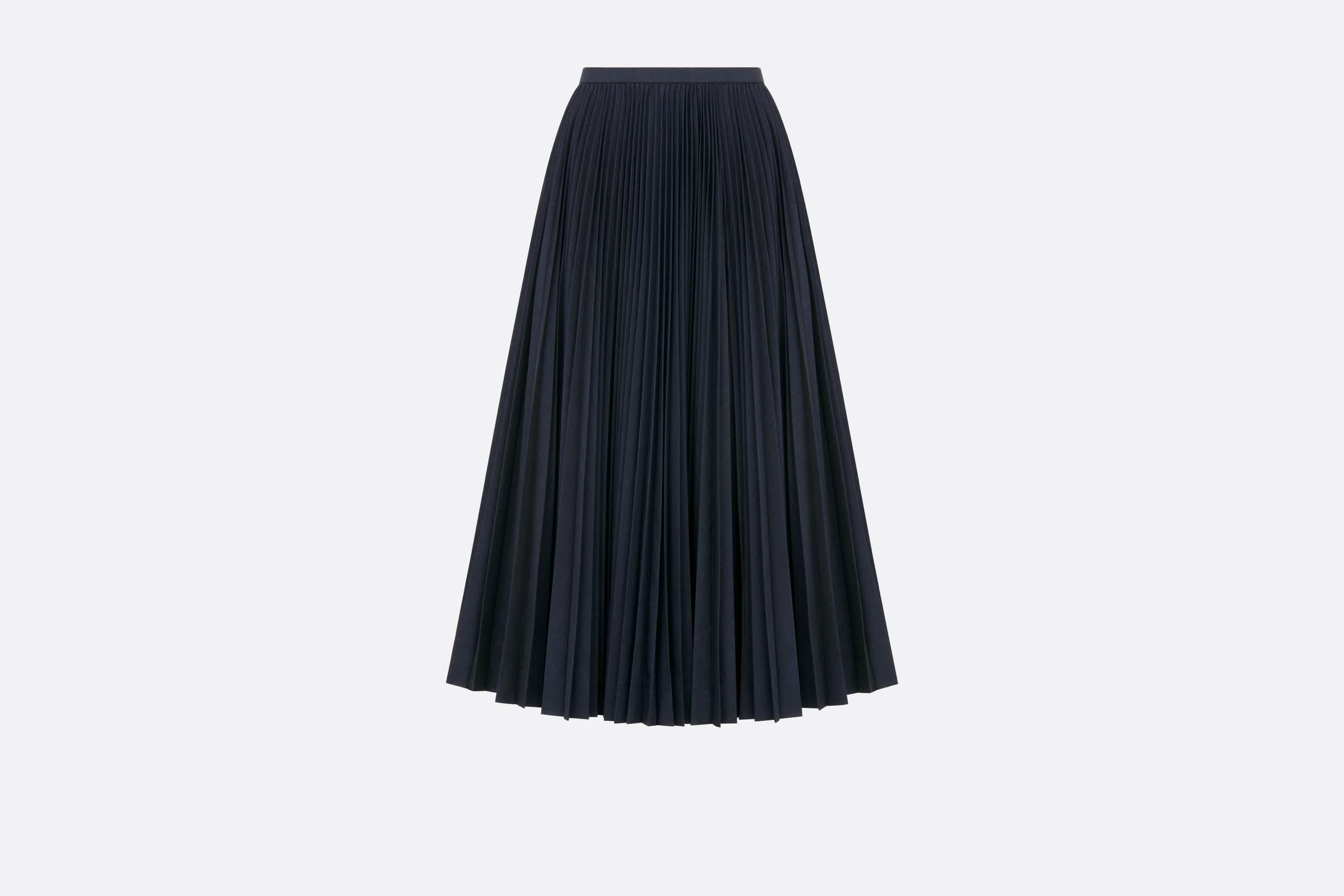 Mid-Length Pleated Skirt - 1