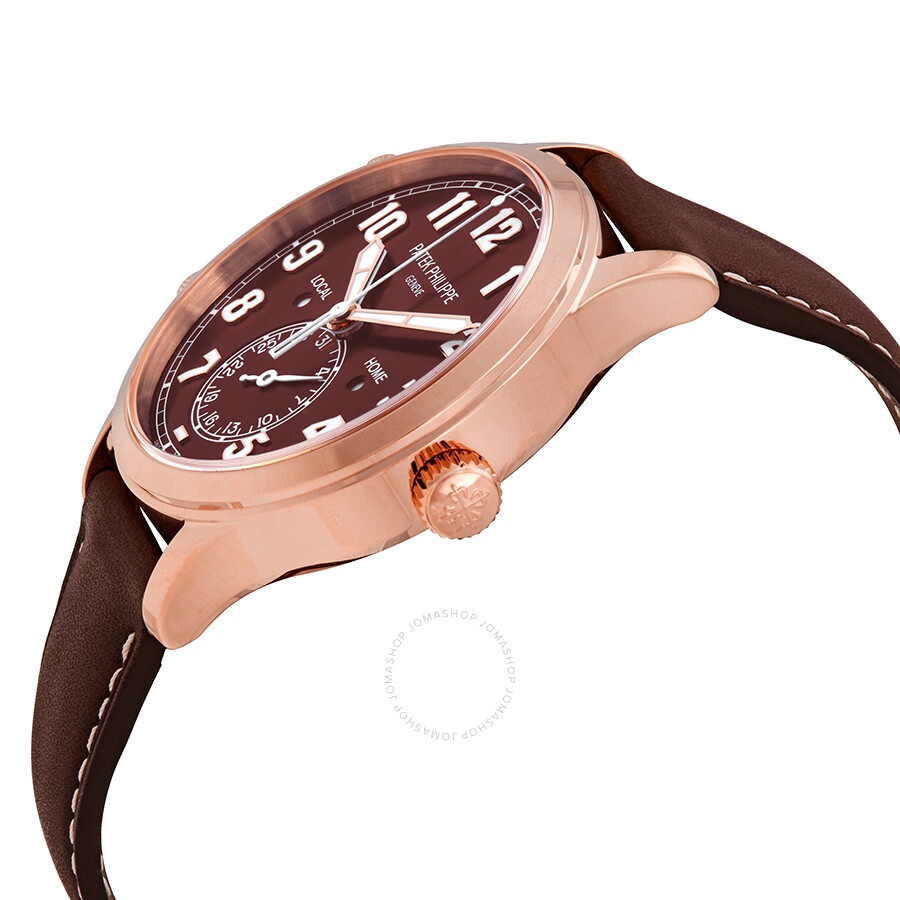 Patek Philippe Calatrava Pilot Travel Time 18kt Rose Gold Automatic Men's Watch 5524R-001 - 2