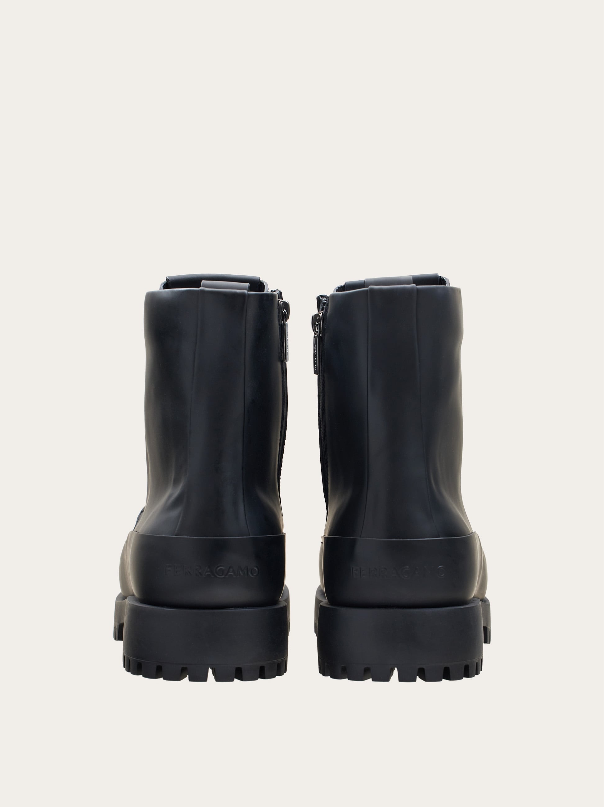 Combat boot with rounded toe - 3