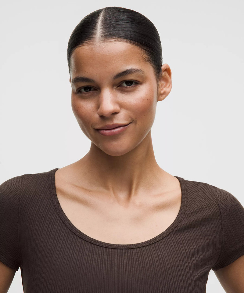 Hold Tight Micro-Rib Cross-Back T-Shirt 4