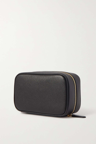 Smythson Panama textured-leather cosmetic case outlook