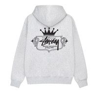 Stüssy Stussy Built To Last Zip Hoodie 'Ash Heather
