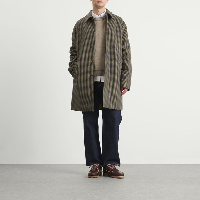 A.P.C. A.P.C. Paul Houndstooth Wool Mac outlook
