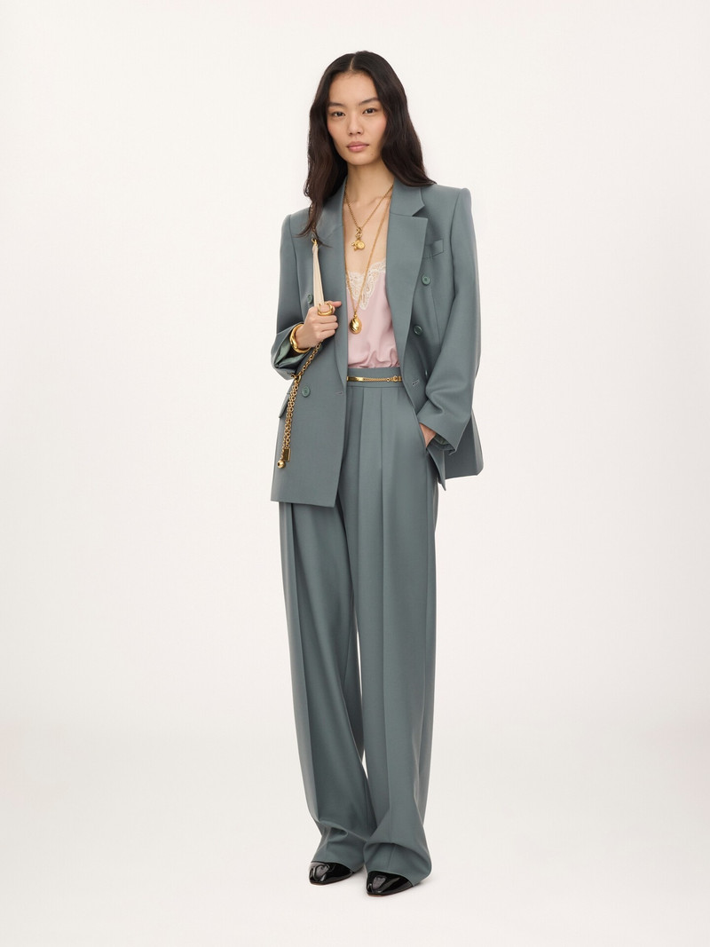 Chloé TAILORED CIGARETTE PANTS IN WOOL GABARDINE outlook