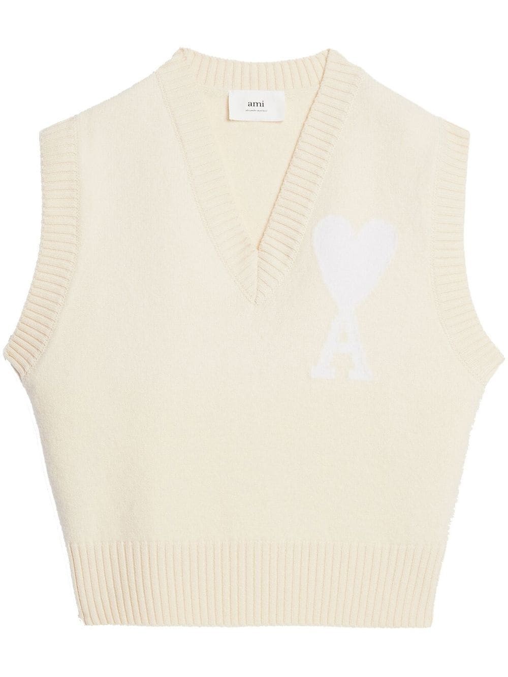 Intarsia-Knit Logo Vest