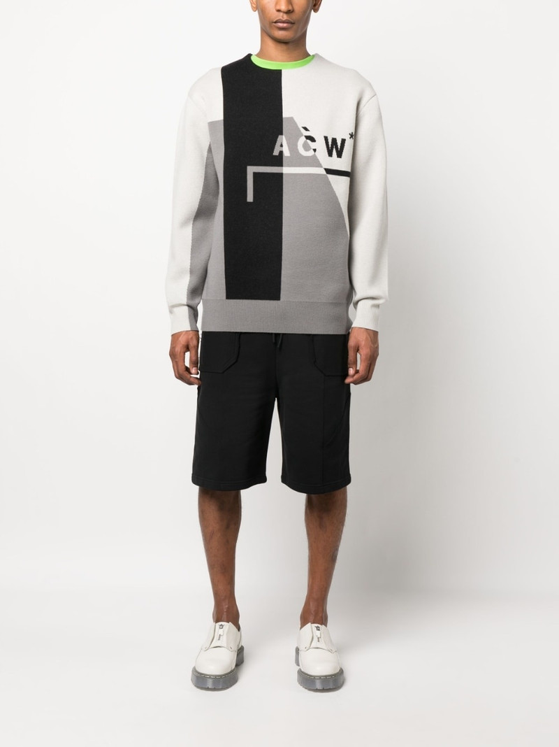A-COLD-WALL* logo-patch bermuda shorts outlook