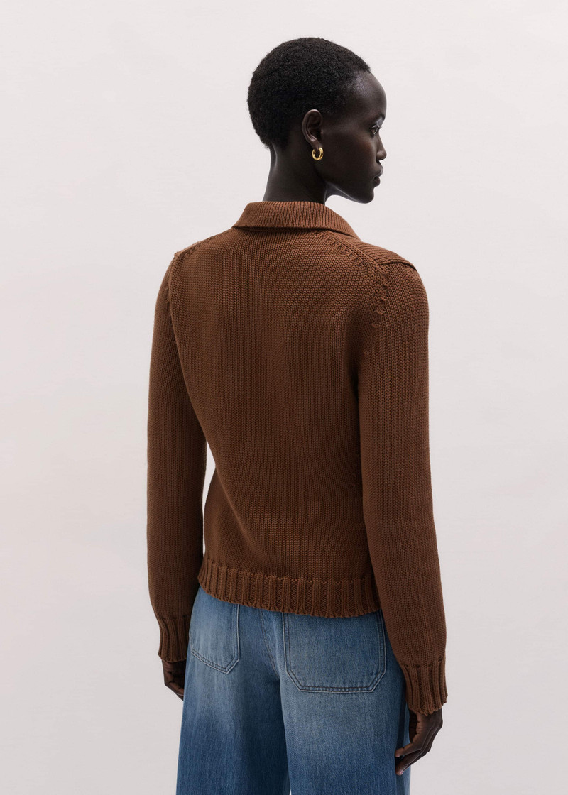 Slim Collared Cardigan 7