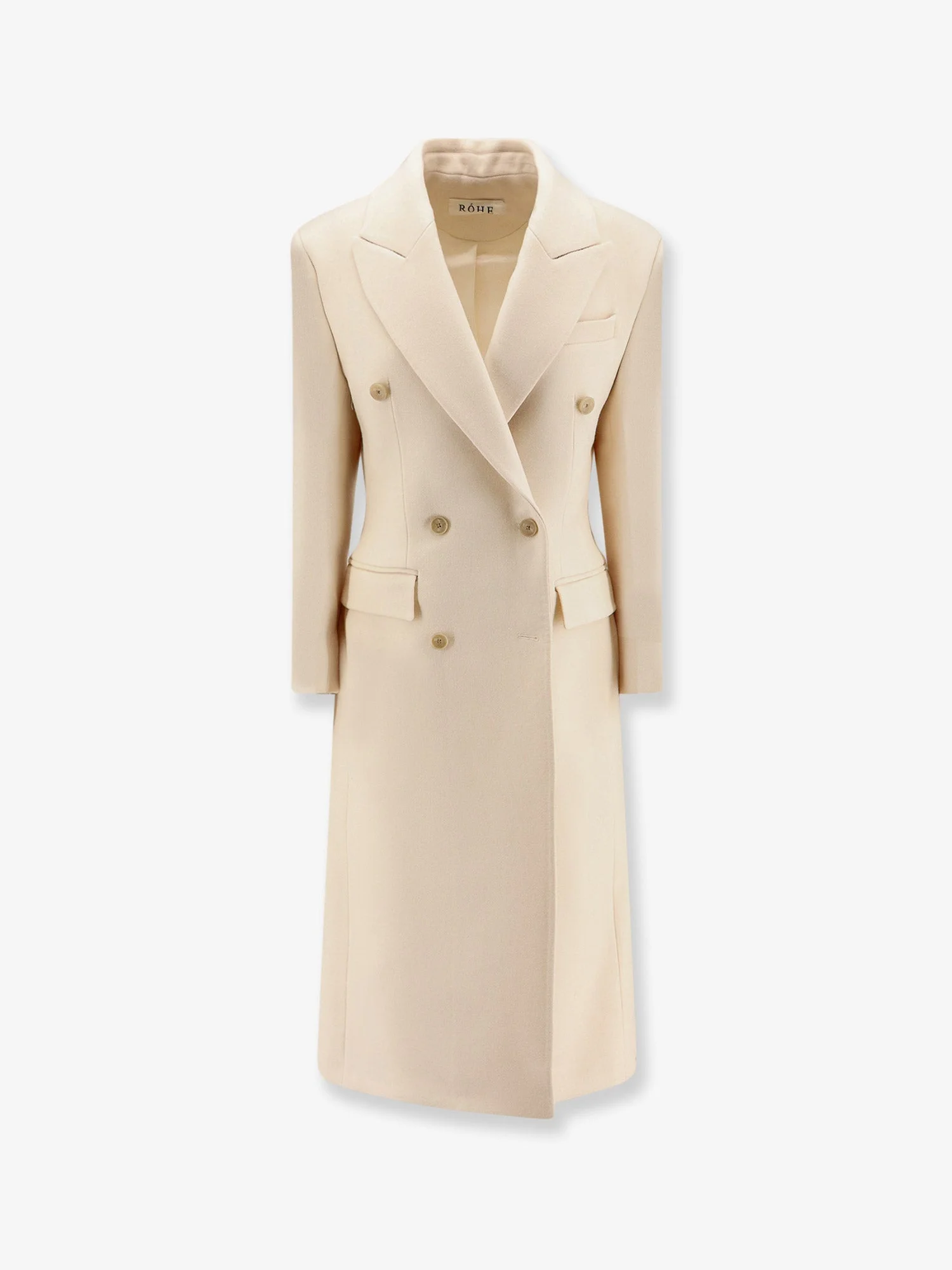 Rohe Hourglass Wool Double-Breasted Coat - 1