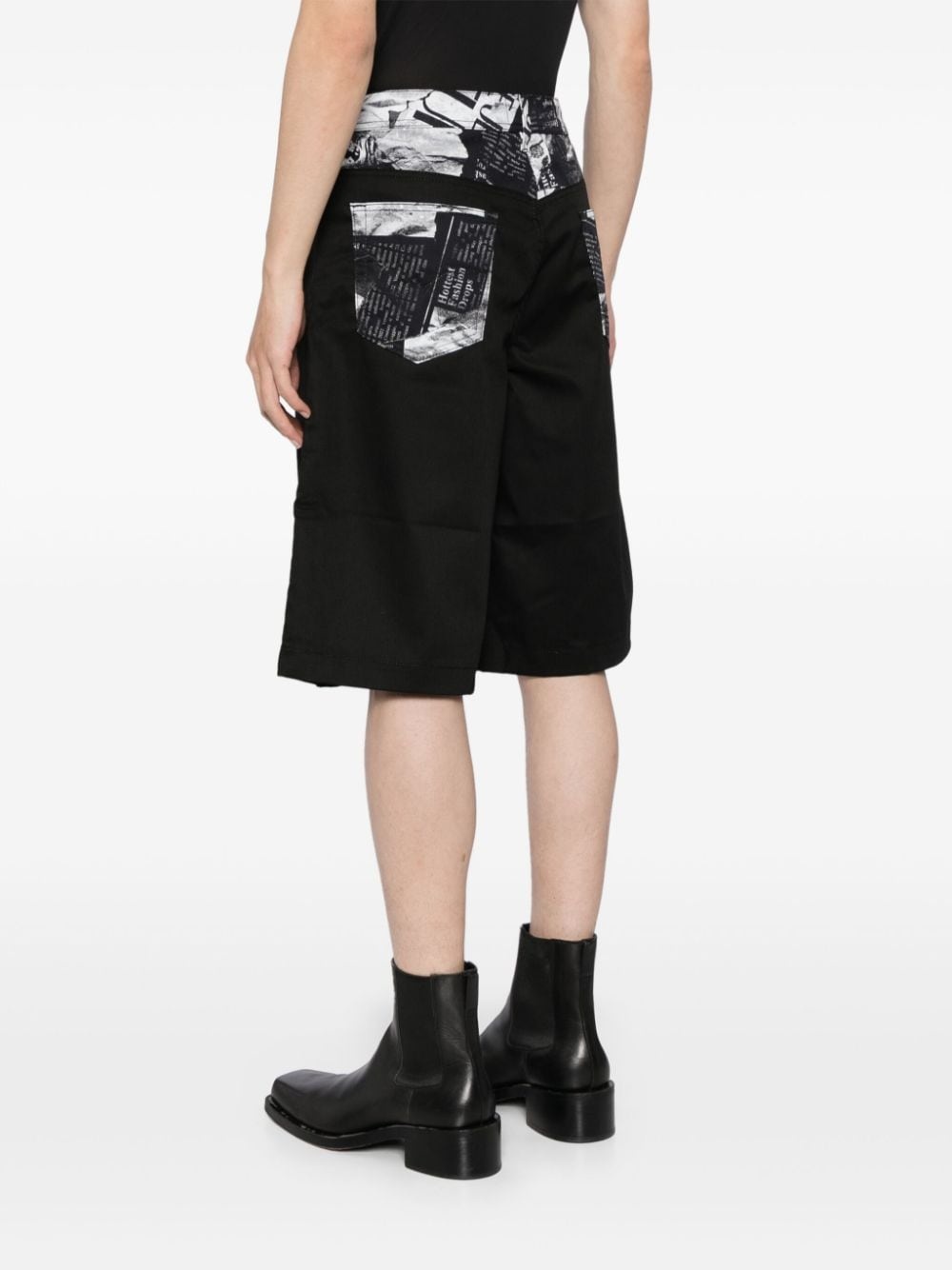 Magazine cotton shorts - 4