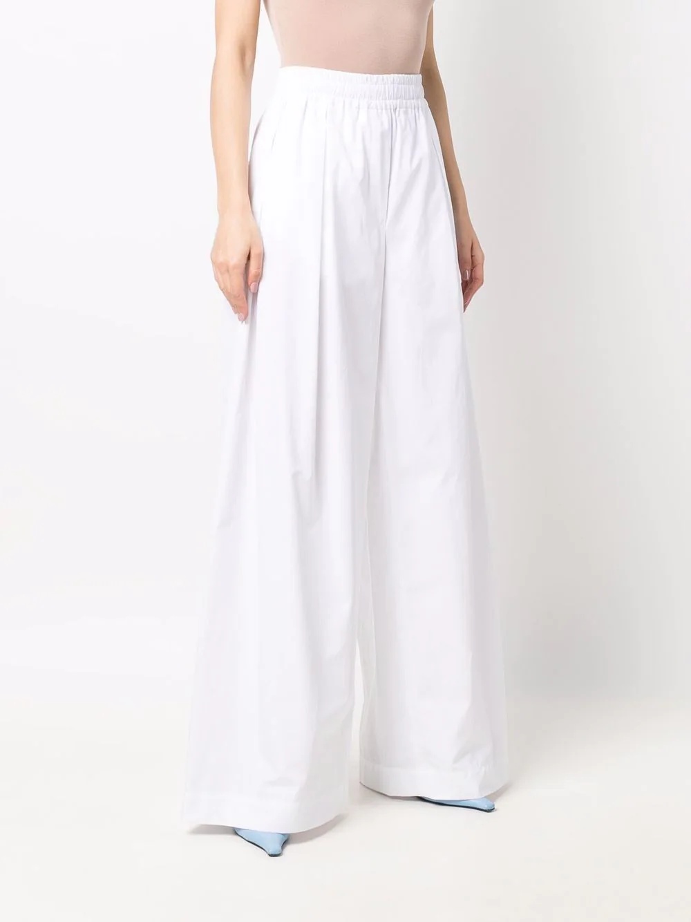 wide-leg flared trousers - 3