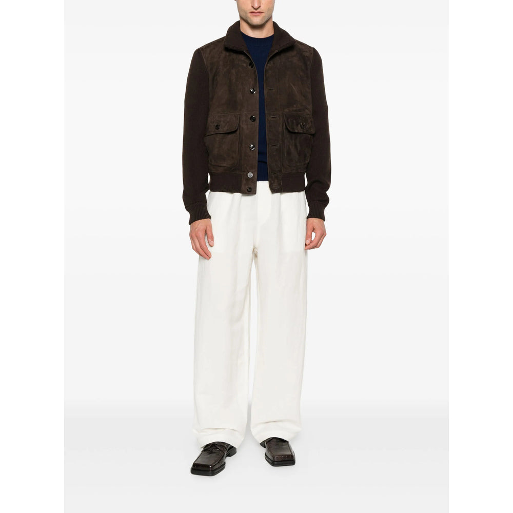 Tom Ford Brown Jackets - Leather Jackets Men - 4