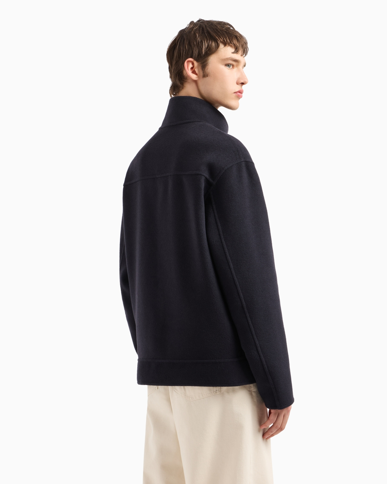 BLOUSON IN VIRGIN WOOL CLOTH - 3