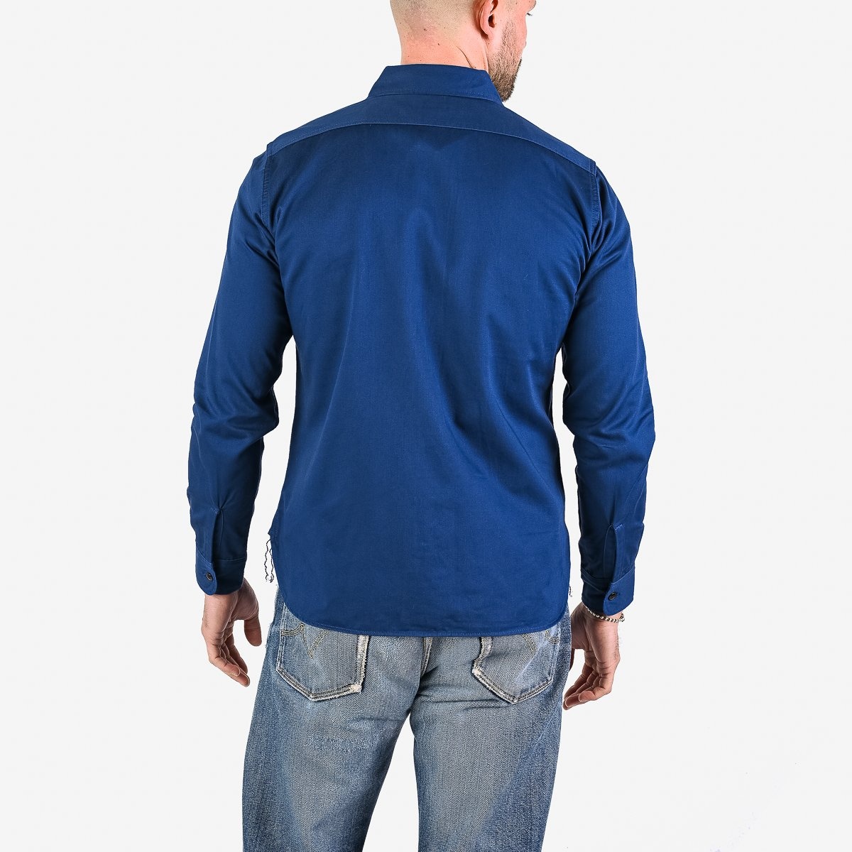 7oz Chino Work Shirt - Blue - 3