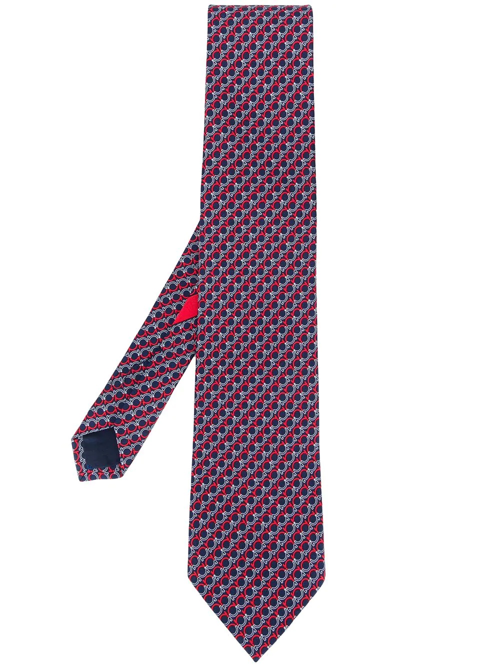 Gancini print tie - 1