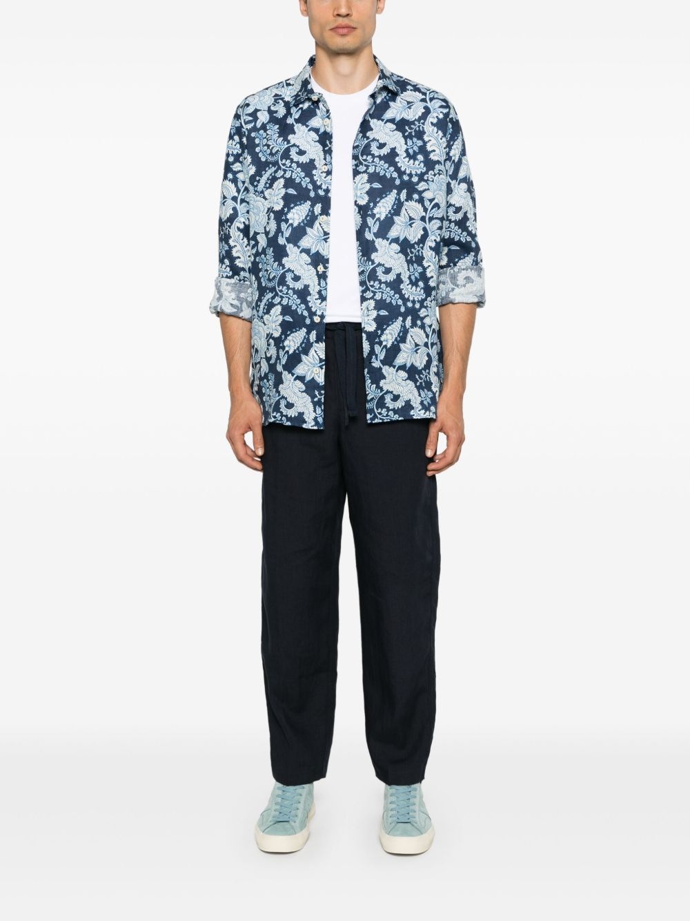 Lex linen tapered trousers - 2