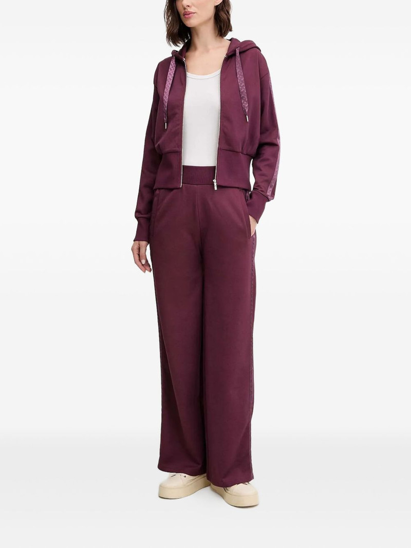 BOSS ribbed-waistband track pants outlook