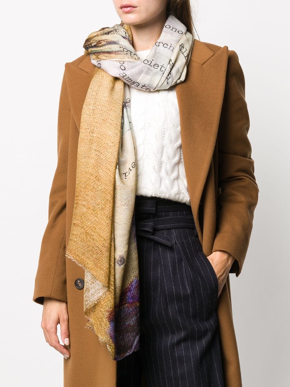 Donne graphic-print scarf - 2