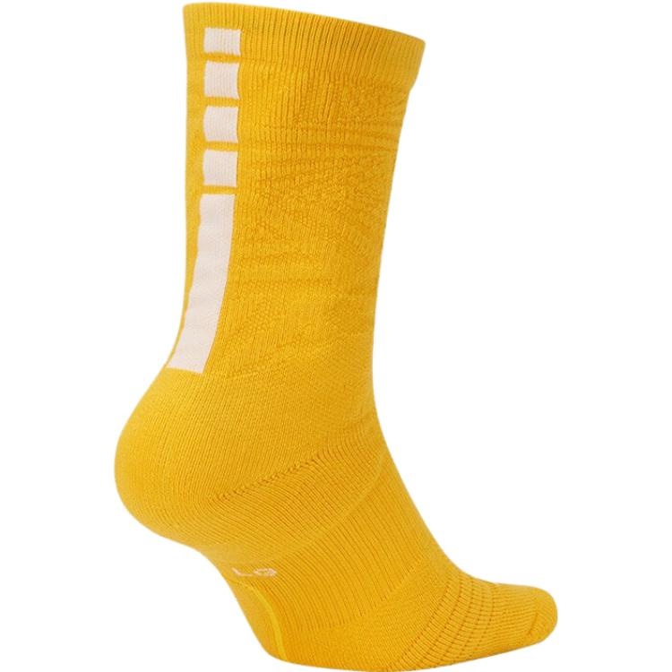 Nike NBA Los Angeles Lakers City Edition Socks 'Yellow' SX7879-728 - 2
