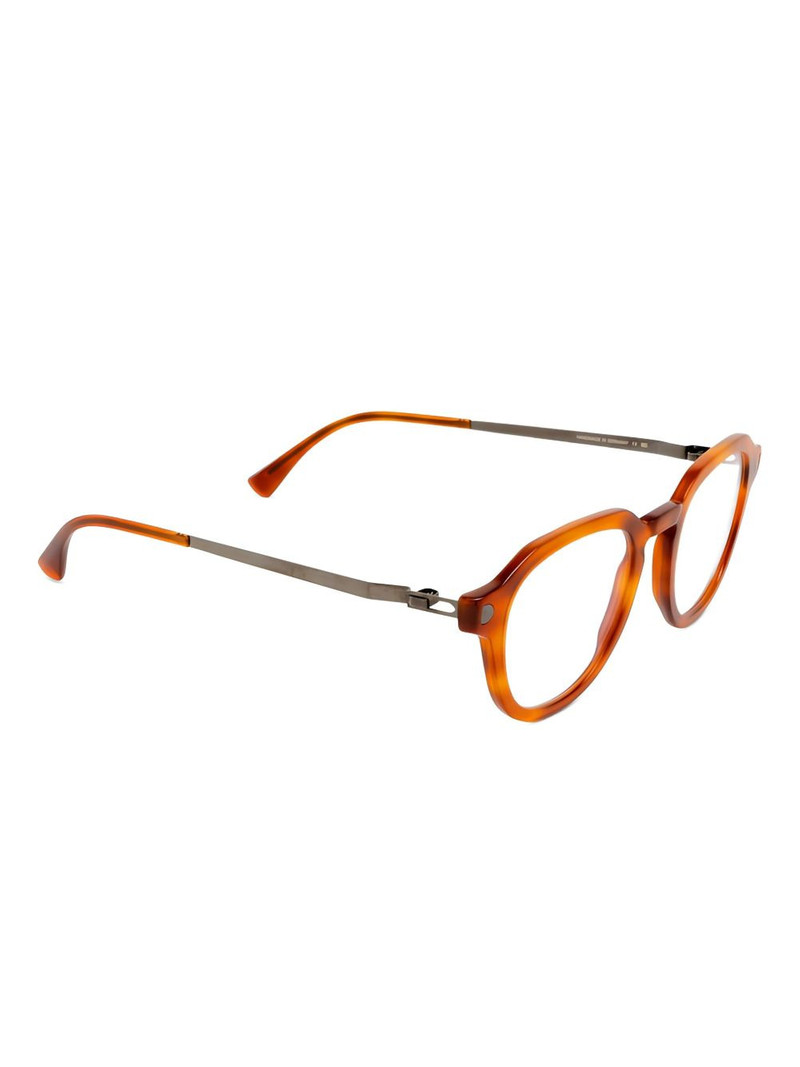 MYKITA Elbert havana round glasses outlook