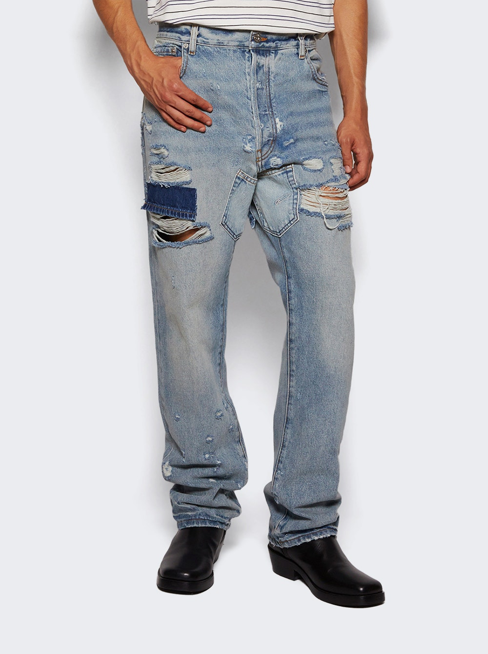 Bowery 5001 Jeans Washed Indigo - 2
