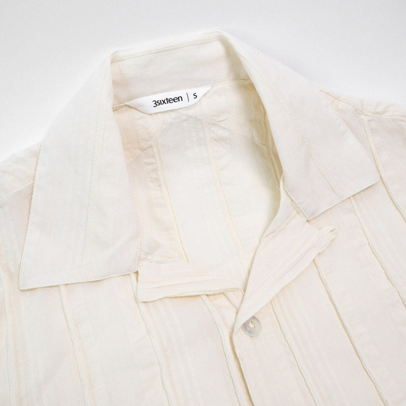 3sixteen Cabana Shirt Natural Rope Cloth outlook