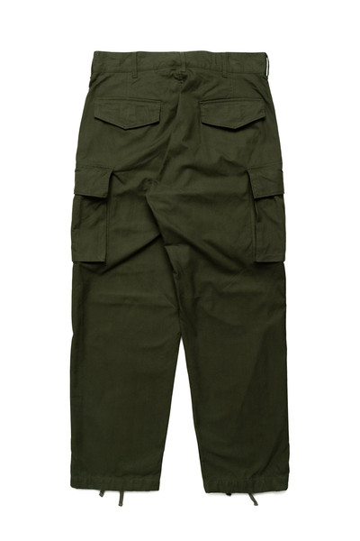 Engineered Garments FA Pant Cotton Brushed HB - Olive outlook