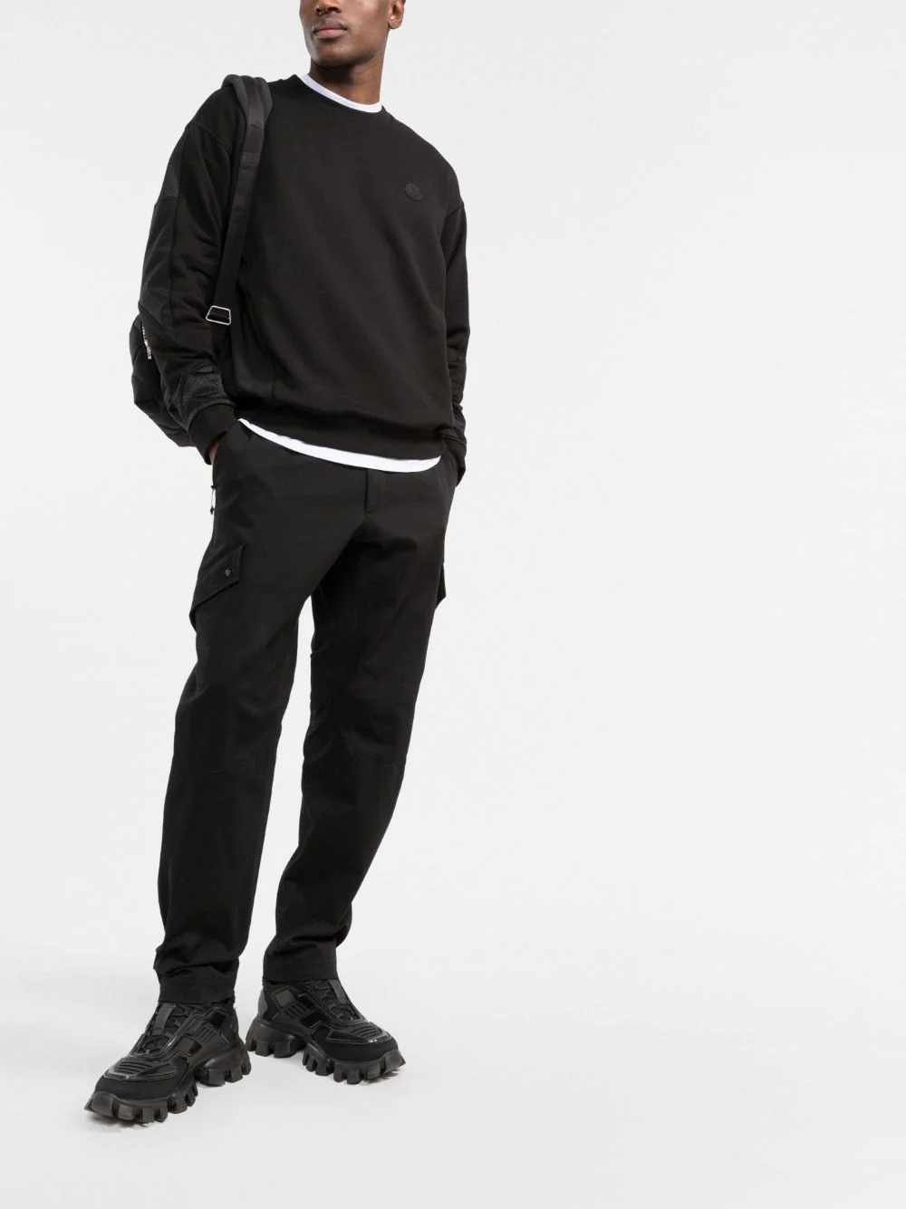 logo-print cargo trousers - 2