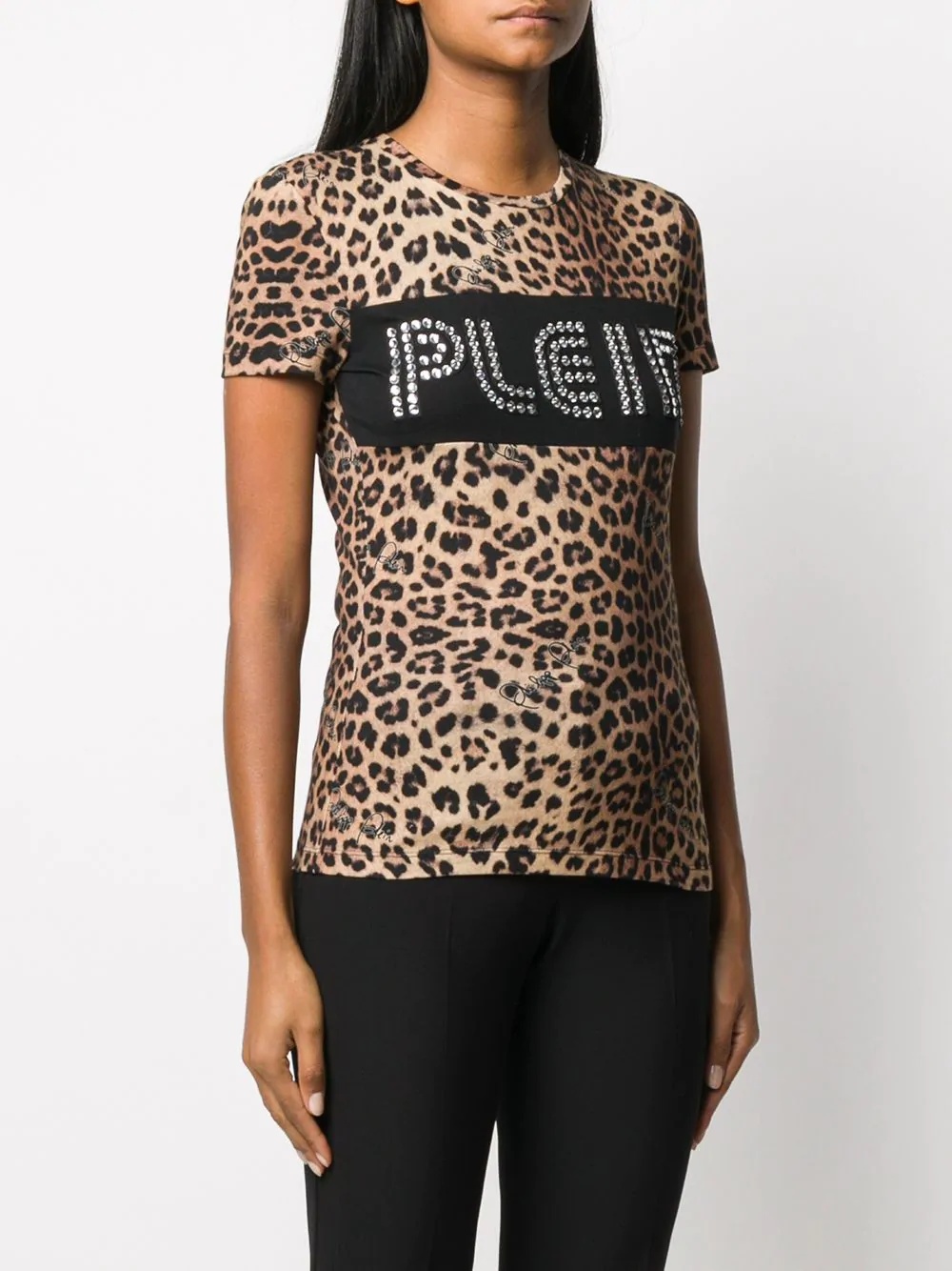 leopard print T-shirt - 3