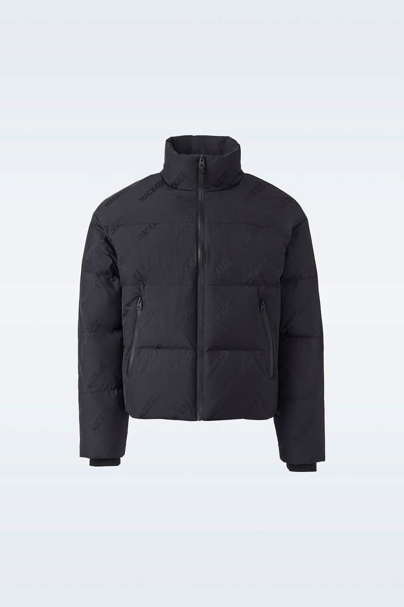 JOE-CITYMG Agile-360 medium down jacket with logo pattern 1