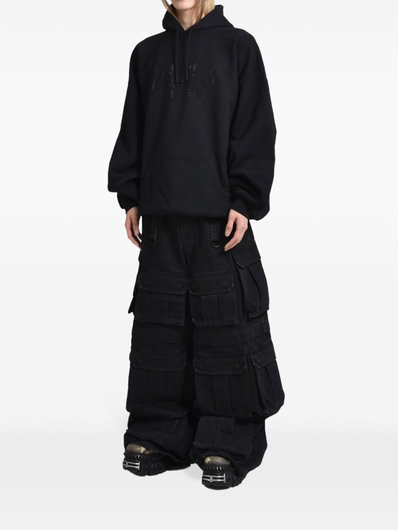 VETEMENTS studded hoodie outlook