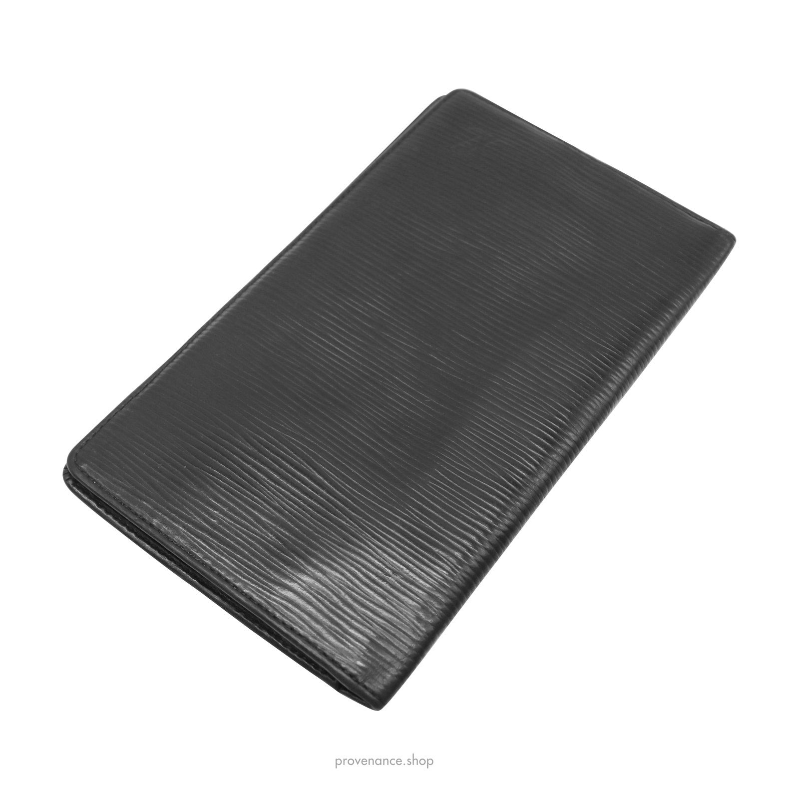 Louis Vuitton Long Wallet - Black Epi Noir Leather - 5