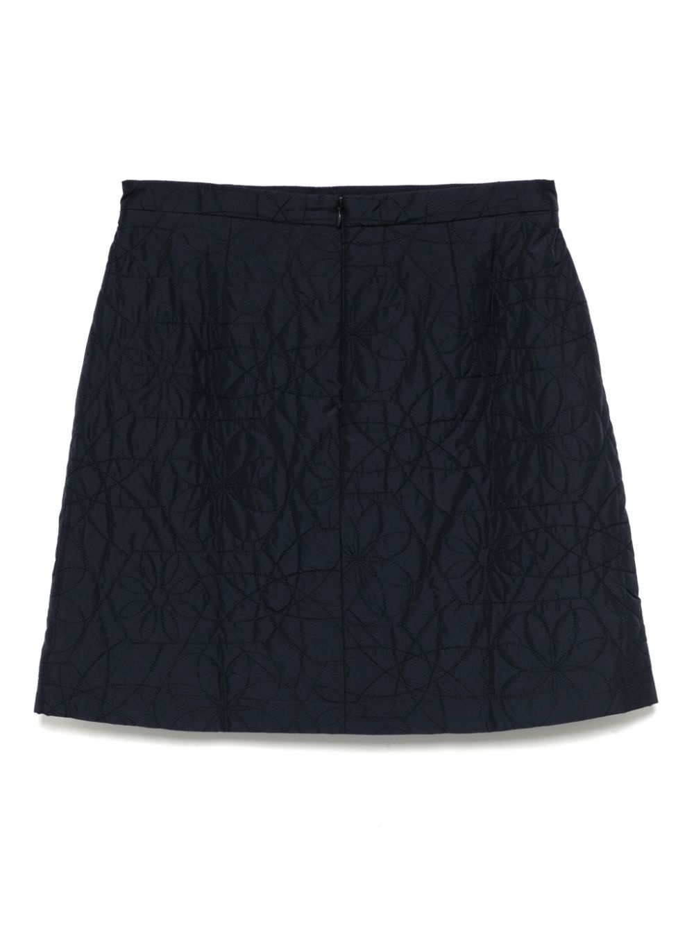 quilted mini skirt - 2