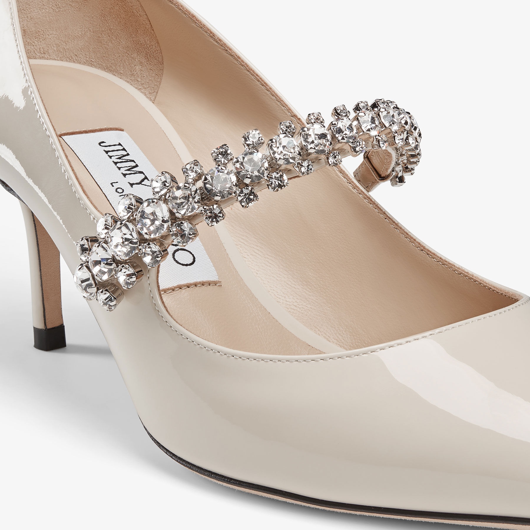 Bing Pump 65
Linen Patent Leather Pumps with Crystals - 4