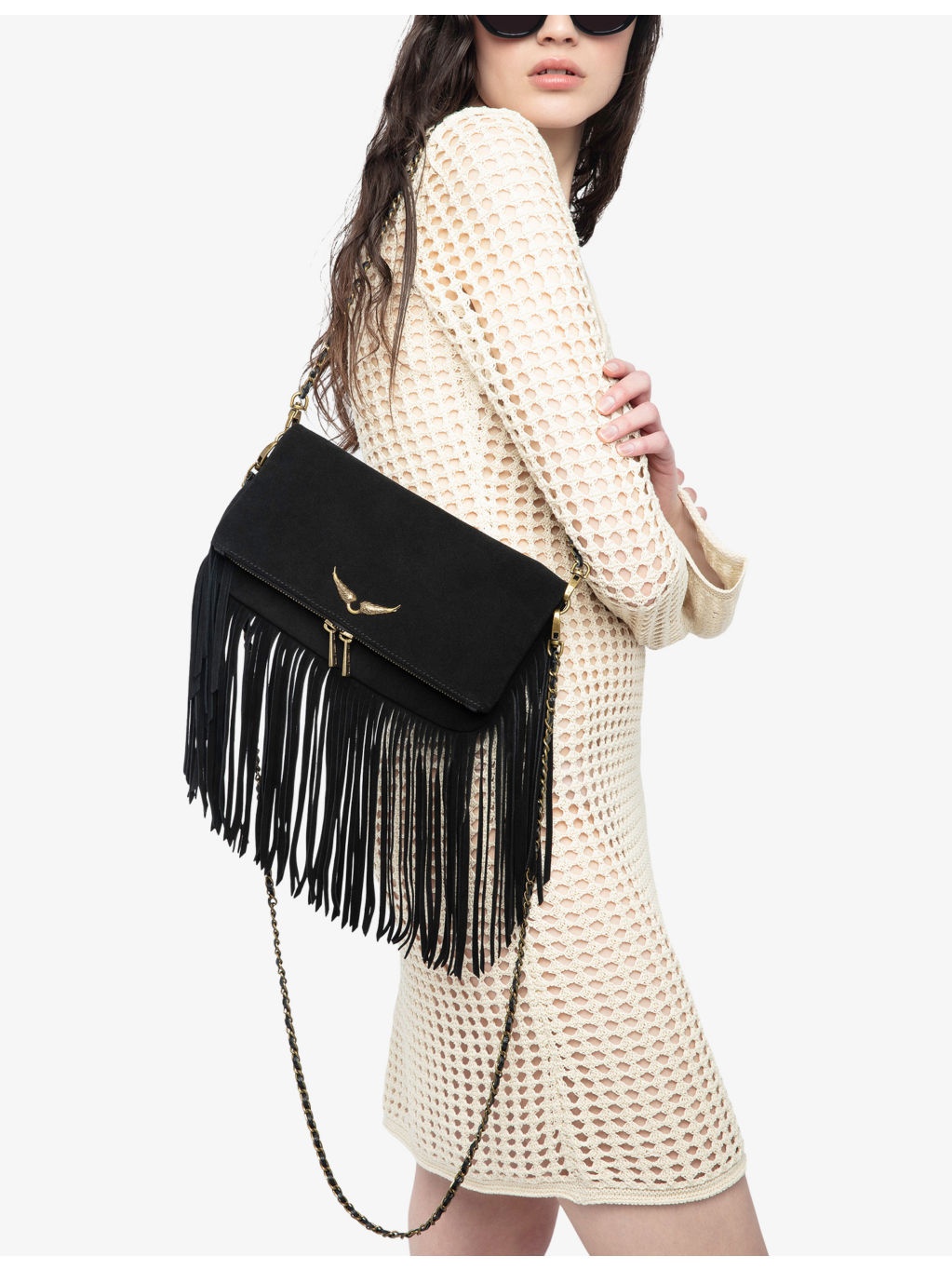Rock Suede Shoulder Bag - 2