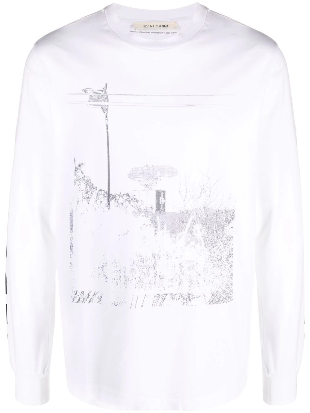 graphic-print long-sleeved T-shirt - 1