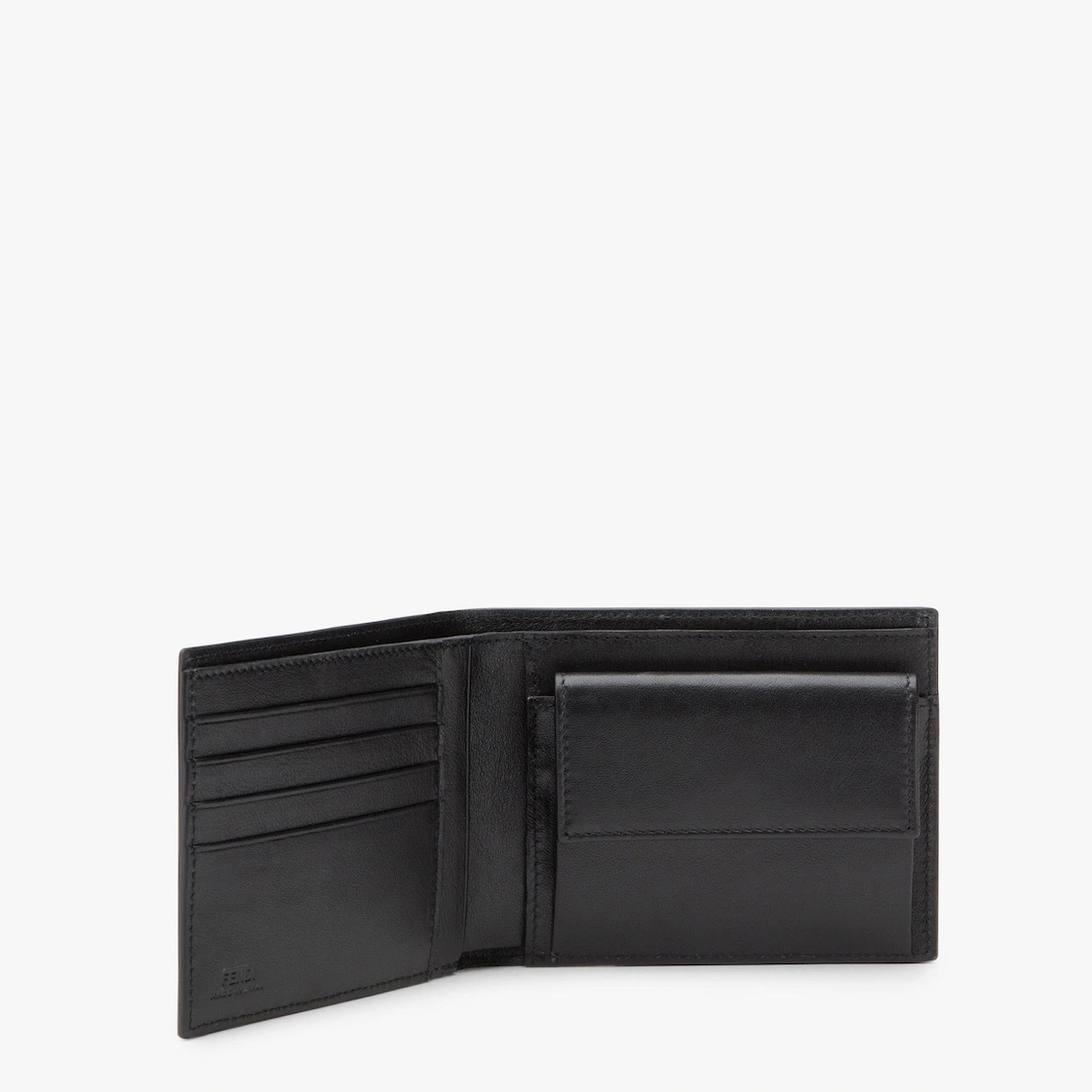 Gray fabric bi-fold wallet - 3