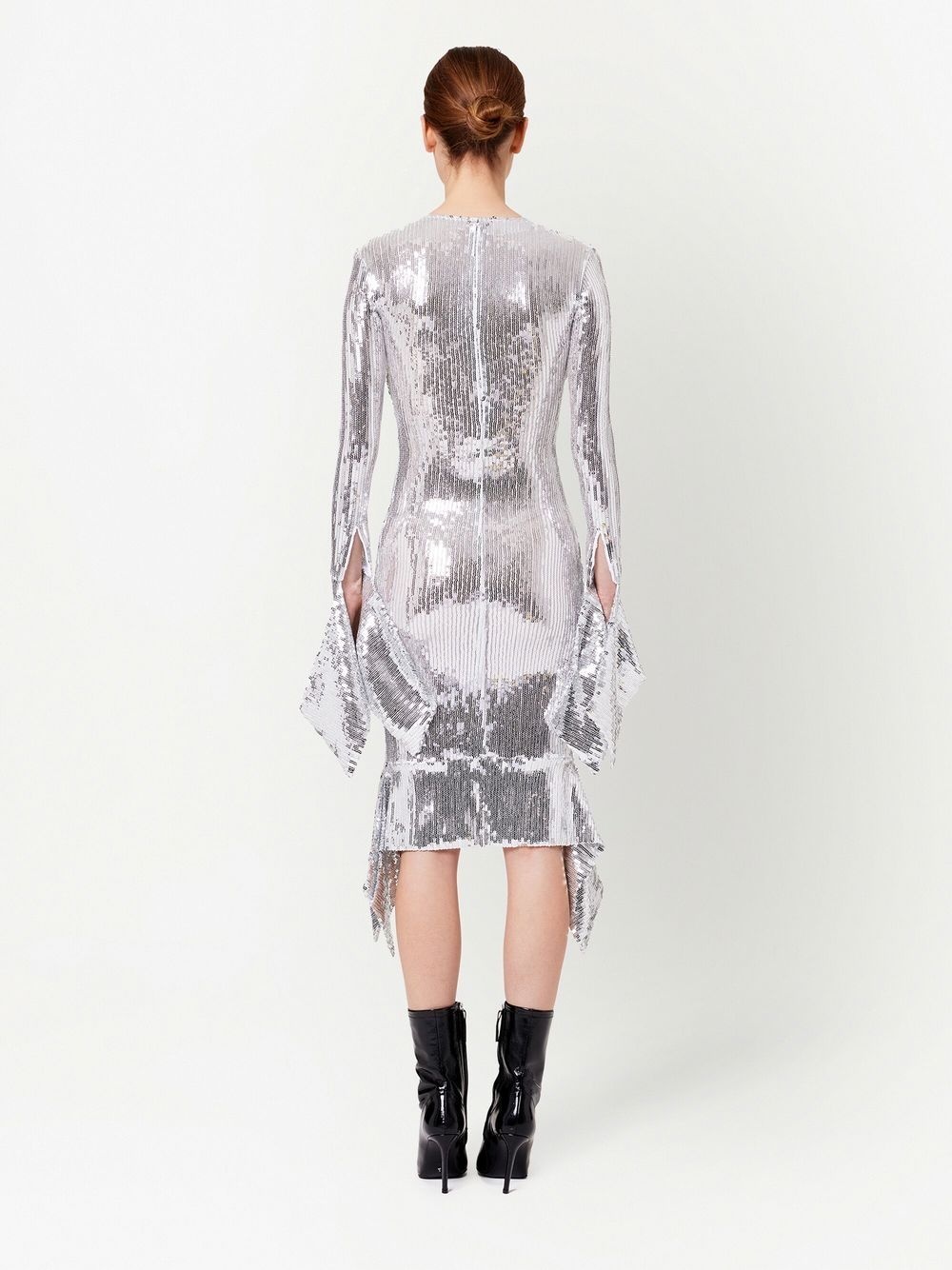 sequin-embellished midi dress - 3