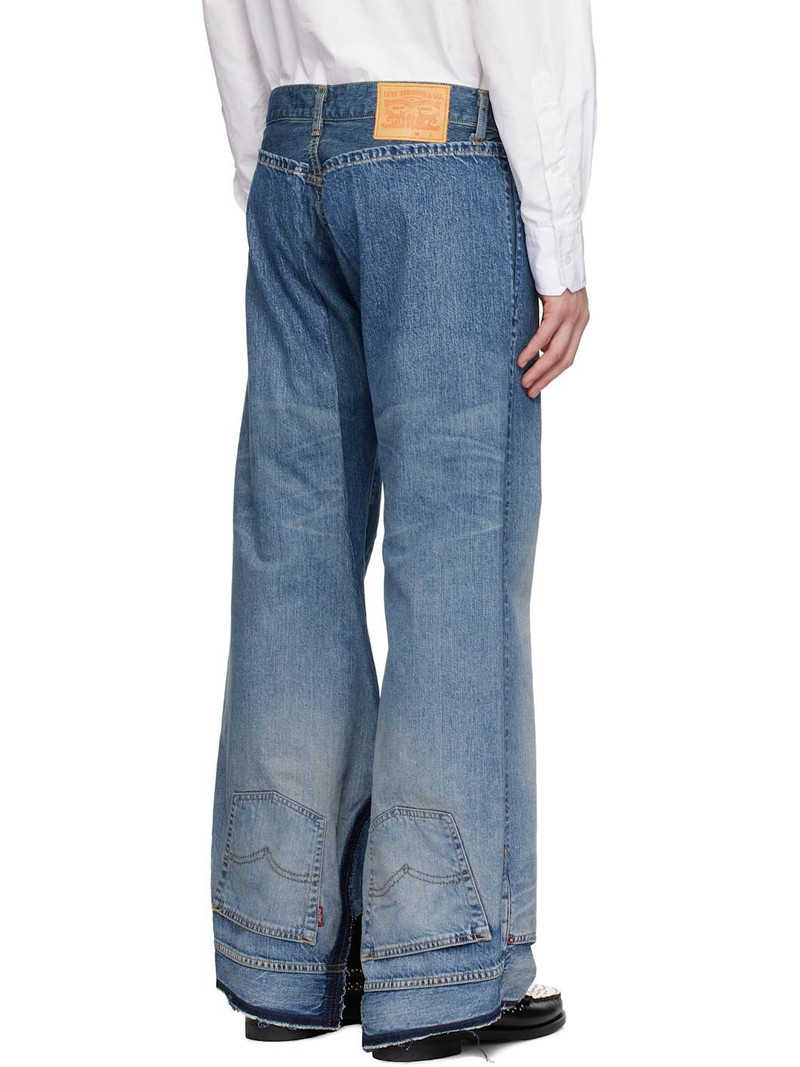 Blue Levi's Edition Garment Treated W Name Jeans 3